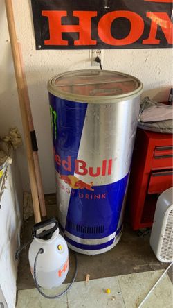 Red Bull mini fridge