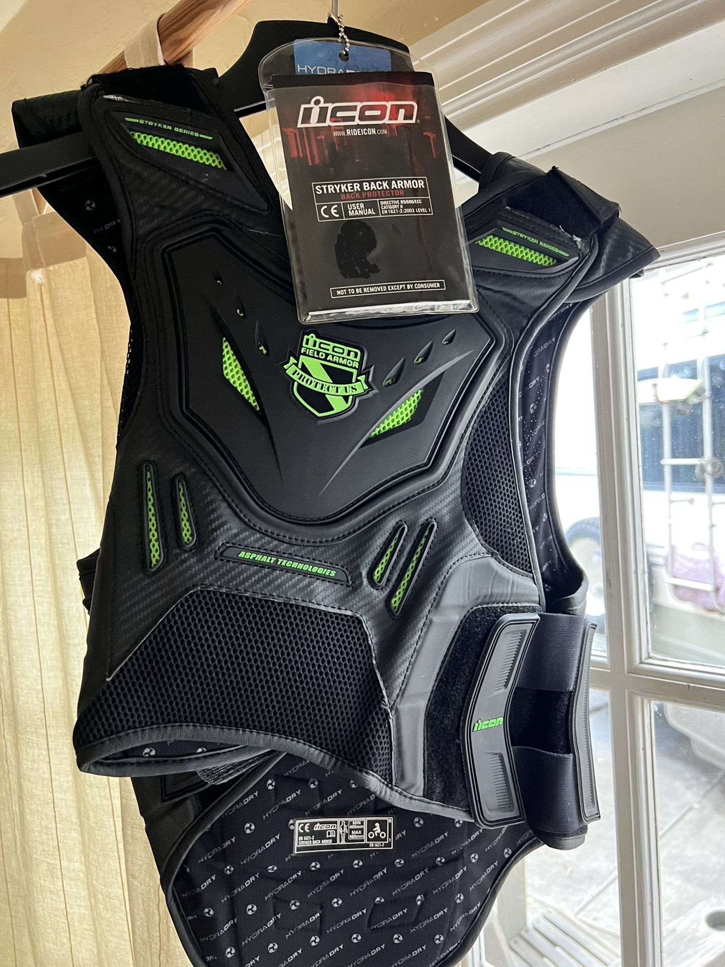 NEW! ICON STRIKE BACK ARMOR