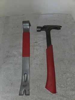 Milwaukee 20 Oz Hammer & Pry Bar both $25 (Price Is Firm)