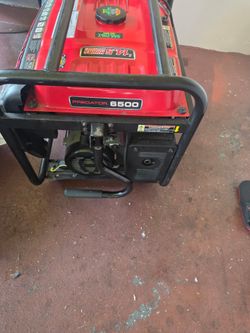 PREDATOR 6500 generator, 35gallon water tank for car wash
