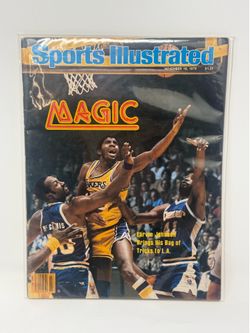 Vintage Magic Johnson's first professional cover appearance  Sports Illustrated 1979