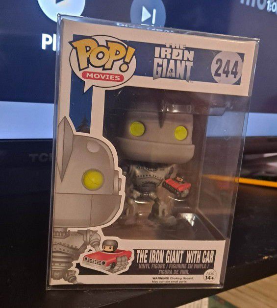 The Iron Giant With Car Funko Pop