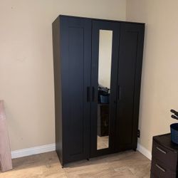 Black Wardrobe with 3 doors