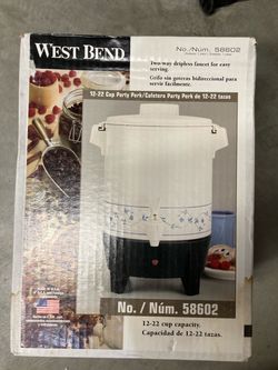 WEST BEND 12-22 party perk