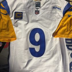 Rams #9 Stafford White Jersey