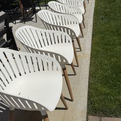 Patio Dining Chairs Set Of 10 