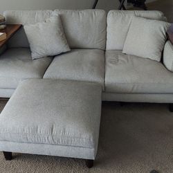 Lexah Sofa and Ottoman