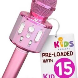 Move2Play, Kids Karaoke Microphone | Includes Pre-Loaded Songs & Bluetooth 