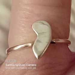 Vtg.sterling Silver 925 " Coma" Ring- Sz6