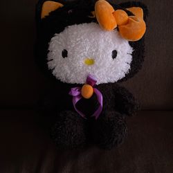Hello Kitty Black Cat Plush