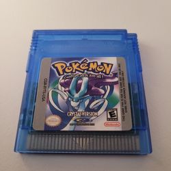 Pokemon Crystal Version ( Nintendo Game Boy Game, Tested And Works) Replica