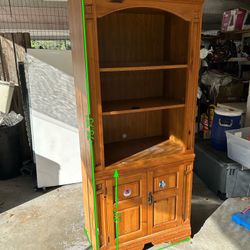 Wood Cabinet / Book Shelf