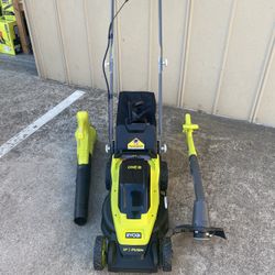 Ryobi 18v Lawn care Bundle Like New 