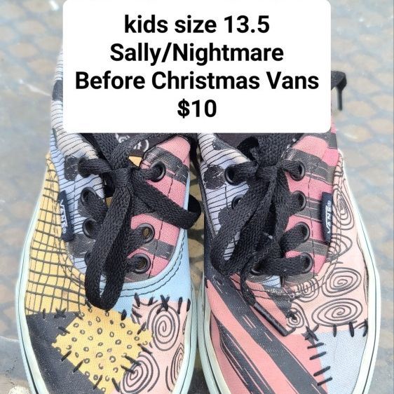 Used Sally Nightmare Before Christmas Vans for Sale in San Diego