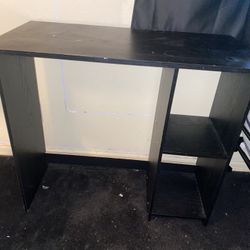 Black Wood Desk