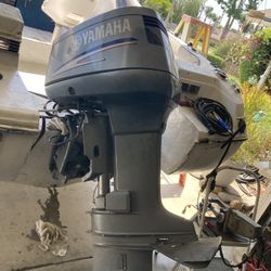 115 Yamaha Outboard And 22ft Boat 