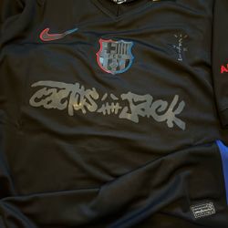 Barcelona x Travis Scott Cactus Jack Jersey 