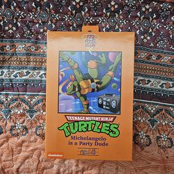 NECA TMNT Michelangelo "Pizza Club" Action Figure - Open Box