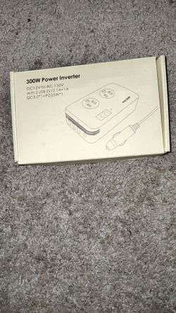 300W Car Power Inverter DC12V to AC 110V