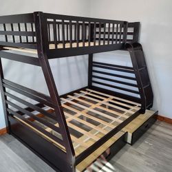 Bunk Bed Twin Over Full  $320  No Mattresses