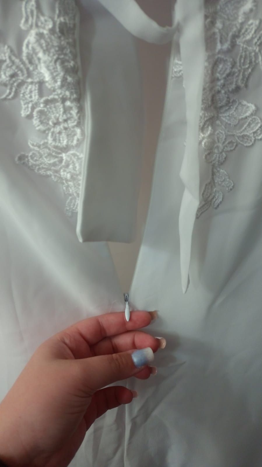 Wedding Dress Vneck Plus Size