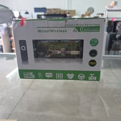 6.9" Single Din Car Stereo- Wireless Apple Carplay 