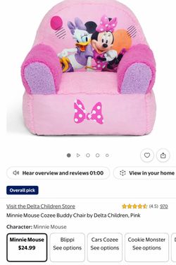 Minnie Mouse Cozee Pal Chair