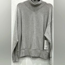 NWT NEW Athleta Womens Pullover Sweatshirt Apollo Crew Neck Long Sleeve M