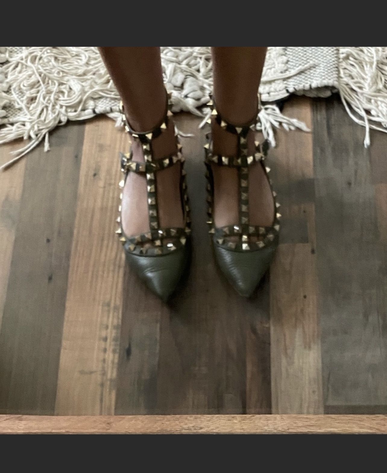 Valentino Rockstud Ballet Flats 