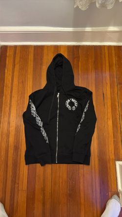Black Chrome Hearts Zip Up