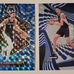 Really Nice 2 Card Rookie Lot Of Victor Wembanyama... MINT CONDITION.!!!