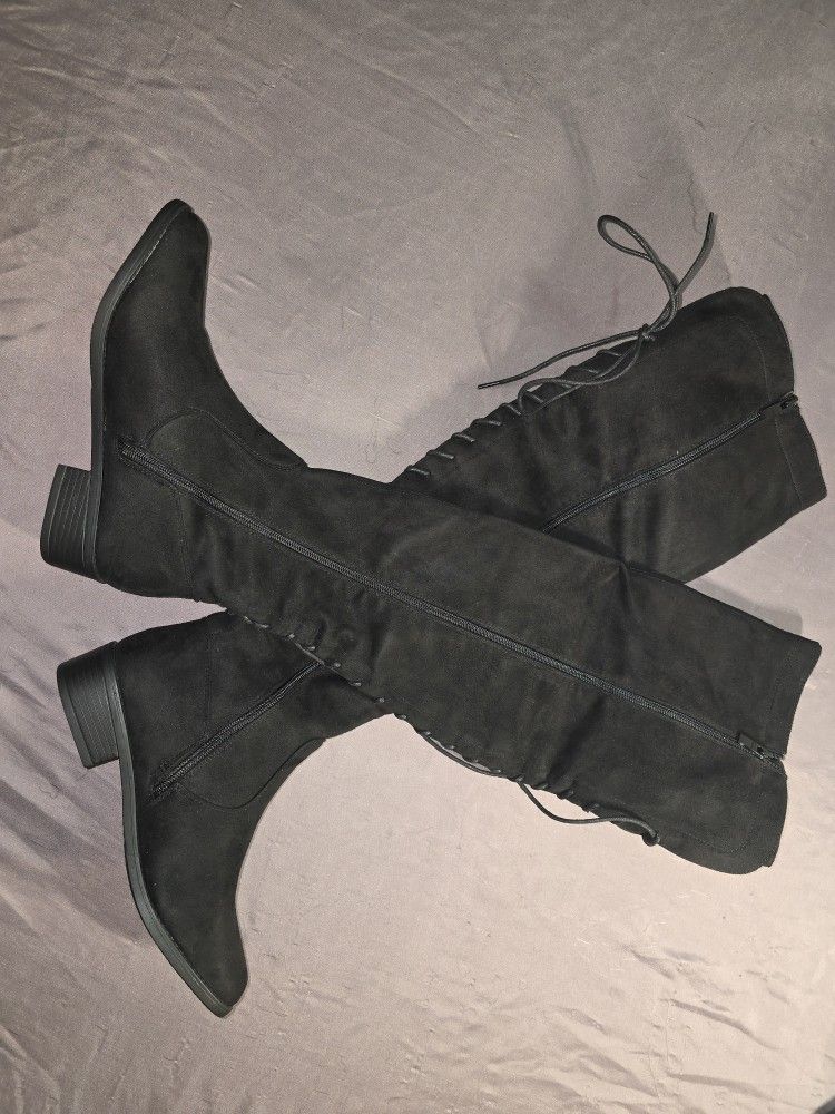 Fashion Nova Stina Flat Boots