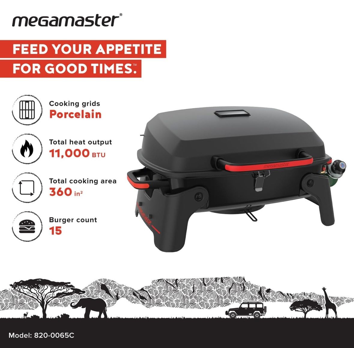 Megamaster Portable Gas Grill