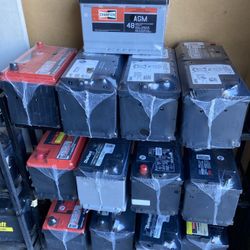 Car batteries