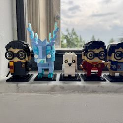 Harry Potter Brickheadz Collection - Used No Box, Great Condition