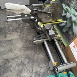 12” Ryobi chop saw with stand. 