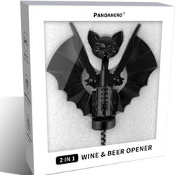 Bat wine opener