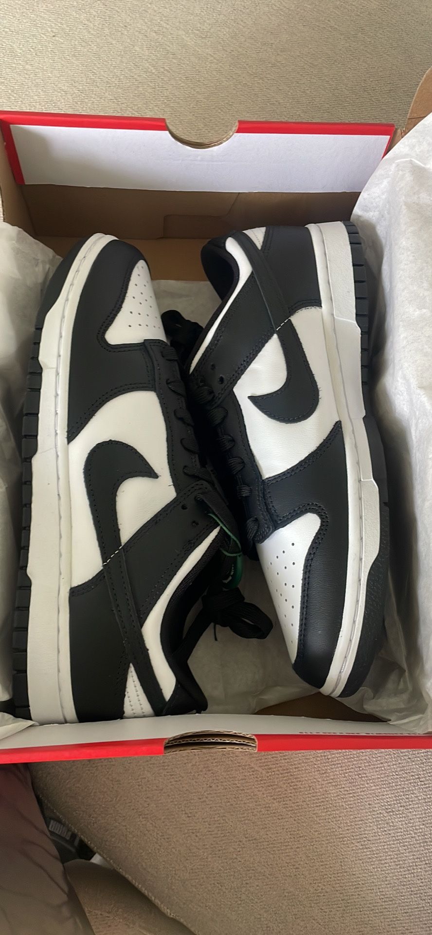 Nike Dunk Low Retro White Black Panda StockX Men’s Size 9.5
