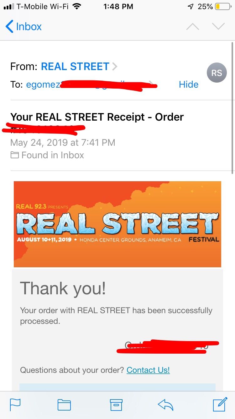 Real street fest ticket