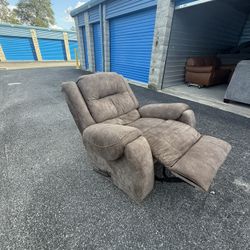 Gray fabric Recliner