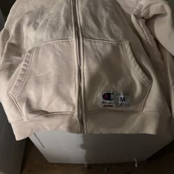 supreme x champion zip up hoodie