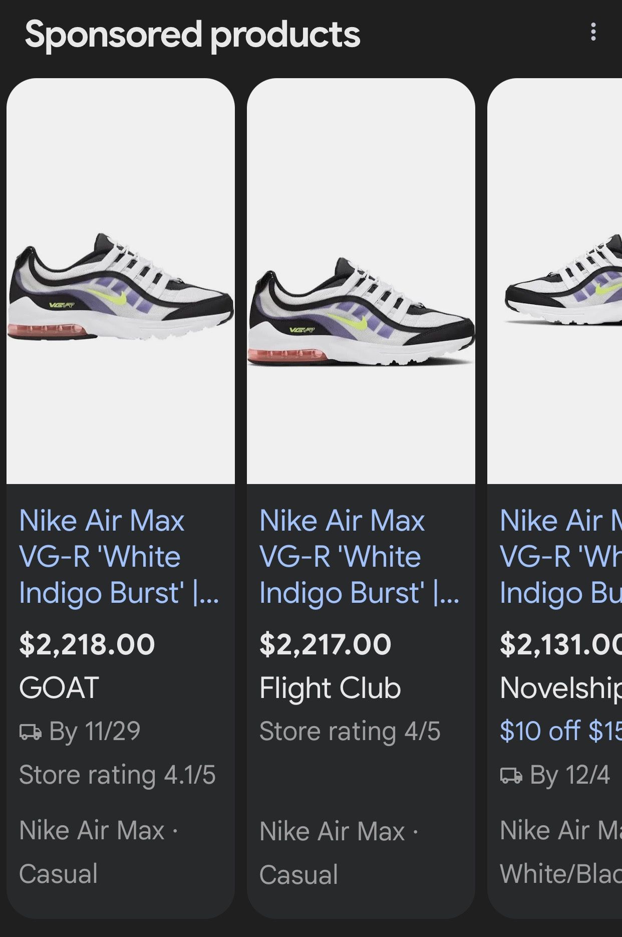 Nike Air Max VG-R (White Indigo Blast)