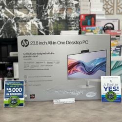 C1766391 23.8" HP touchscreen desktop Ryzen 5 7520U 1080p windows 11 16gb 1Tb 