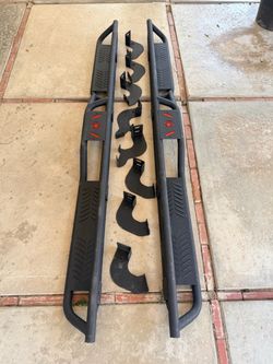 Yzona Running Boards CrewMax Cab For 2022-2025 Toyota Tundra ‼️‼️MISSING HARDWARE ‼️‼️  SKU:  Running-2022
