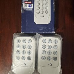 Universal garage opener key pad