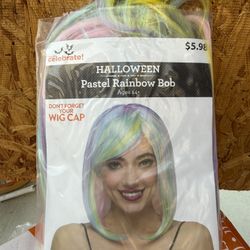 Halloween Pastel Rainbow Bob