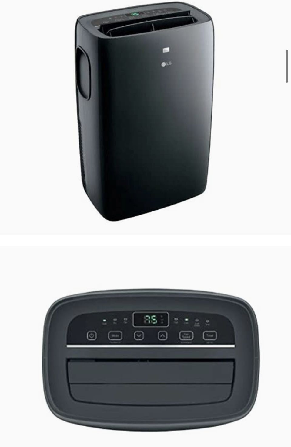 LG Portable AC 12000 BTU Black