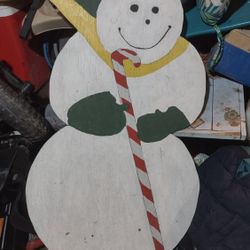 Snowman For Front Yard