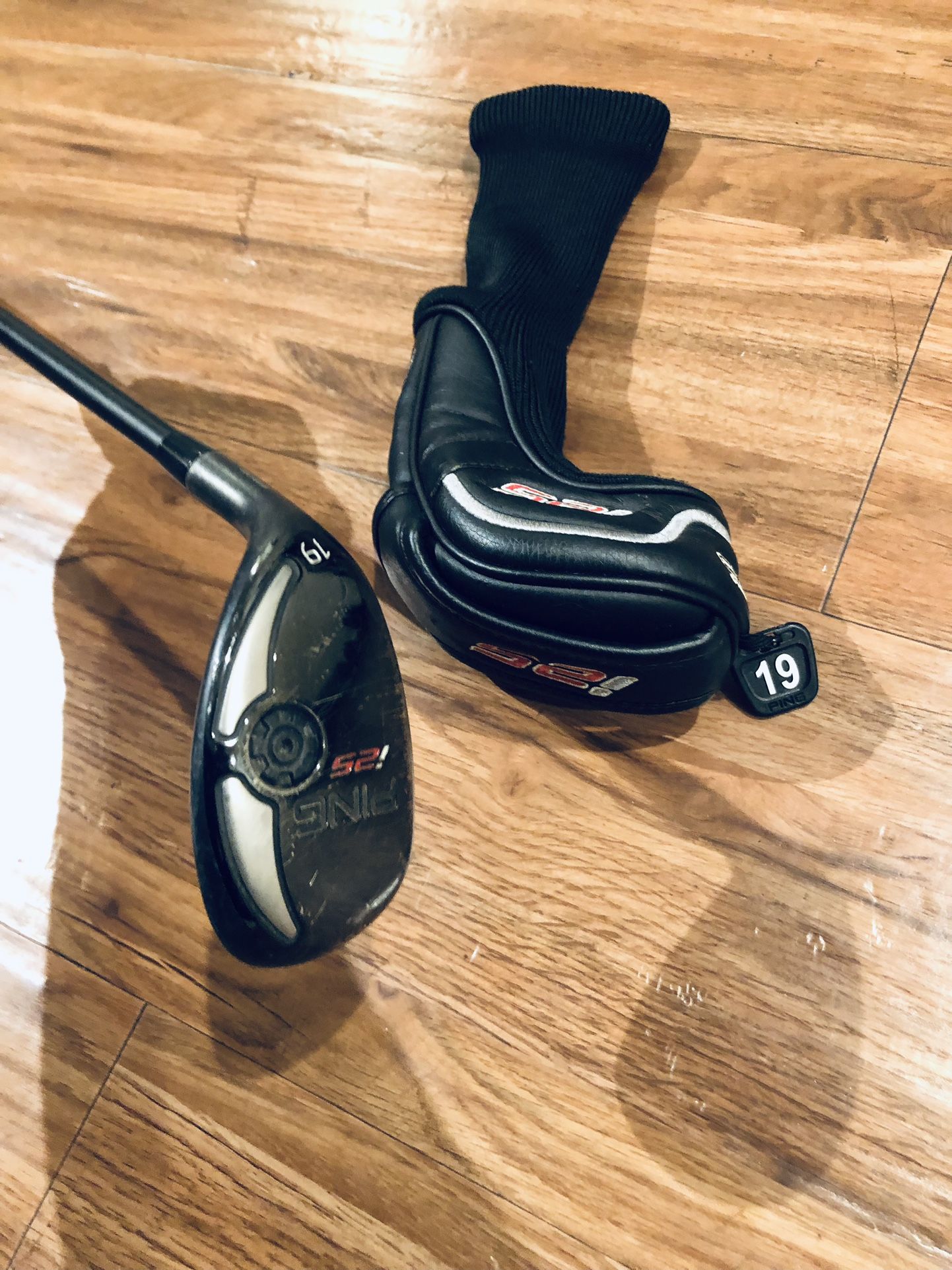 LH Ping I25 19° 3H Hybrid with Head cover