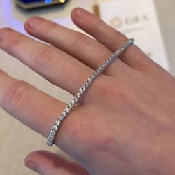 Beautiful Moissanite Tennis Bracelet